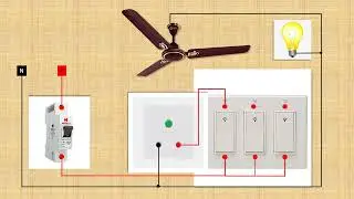 Basic house wiring connection animation video | Electronics_Programmatics
