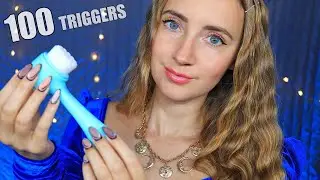 ASMR 100 TRIGGERS in 10 minutes for Sleep