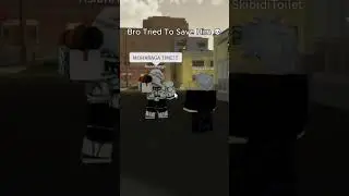 Bro tried to save him 💀 #roblox #memes #shorts