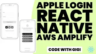 Lesson 4.2 AWS Amplify with React Native and Oauth - Apple Login