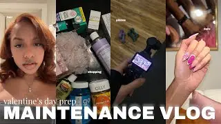 MAINTENANCE VLOG | valentine's day prep