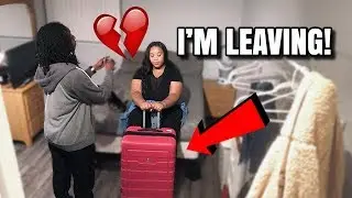 BREAK UP PRANK ON GIRLFRIEND (SHE WOULDN'T LET ME LEAVE!!!) | GlamDuch & Mi
