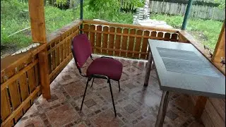 Крутая беседка для деревни, своими руками, бюджетно