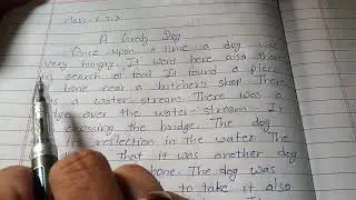 classes-6,7,8 Sub-english topic- a greedy dog