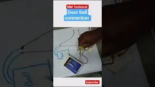 Door bell connection kese kare switch ke saath