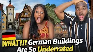 Foreigners Reacts German Half-timbered Houses and Narrow Alleyways