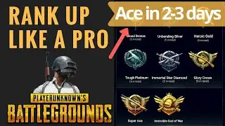 How to rank up fast in pubg//Ace tier in 2-3 days//pro tips
