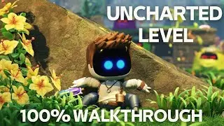 Astro Bot - Uncharted Level - Dude Raiding - 100% Walkthrough