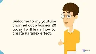How to create |Parallex effect| using html, css and javaScript.