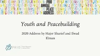 PRIO Annual Peace Address 2020: Youth and Peacebuilding