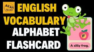 Fun Alphabet Flashcards for Kids: Learn English Vocabulary the Easy Way with Colorful Images!