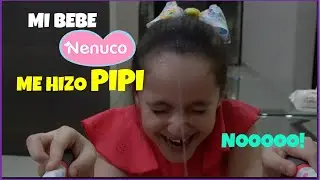 DANY Y MARCE JUGANDO CON BEBES NENUCOS , LE HACE PIPI