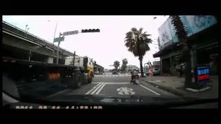 Truck crash and flip