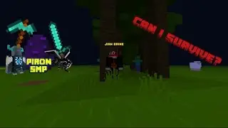 CAN I SURVIVE IN THIS MINECRAFT SMP? | PIRON SMP SEASON 1 PART 1 | LIFE STEAL SMP