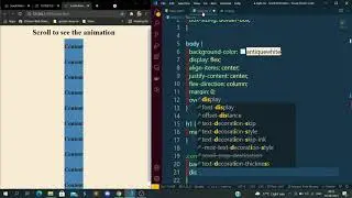 Project-6 Scroll Animation 