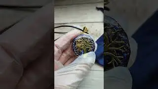 Оргонный амулет "Мудрость -Янтра" #сакральнаягеометрия #биолокация #талисман #амулет