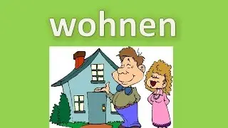 Verb wohnen. Üben Sie mit!
