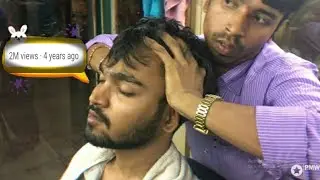 Best Indian Head Massage - Scalp and Upper Body Massage by Sunil | Episode- 1| ASMR | 100th Upload