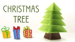 Christmas DIY. Origami Christmas Tree