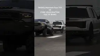 1400Hp Ram TRX Vs FORD Raptor R!! 