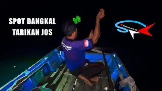 SERU Mancing di laut dangkal malam hari