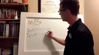 Helpful (if not nerdy) application of the Present Value Formula.