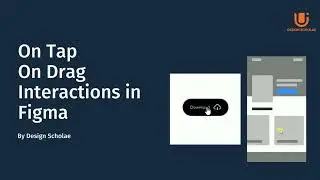 On tap on drag Interactions on Figma