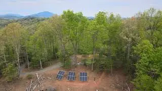 first pass over solar install