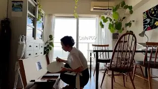 Dyson vacuum cleaner unboxing, grocery shopping, eating well by myself, Normal daily life