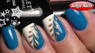 ▲ Красивый и простой дизайн гель лаками / Julija Nails