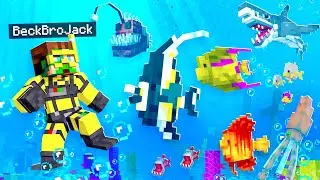 BUILDING an AQUARIUM in MINECRAFT!