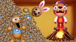 Kick the Buddy vs Despicable Bear vs 9999 Buddy | Kick the Buddy 2021