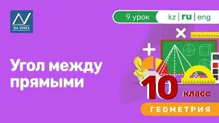 10 класс, 9 урок, Угол между прямыми