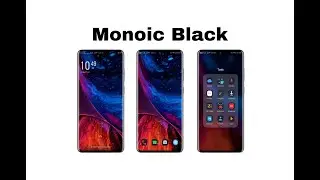 Monoic Black Theme For EMUI 10.1/EMUI 10/EMUI 9.1
