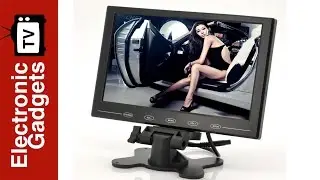 9 Inch TFT LCD Monitor - In-Car Headrest/Stand with Ultra-Thin and 800x480