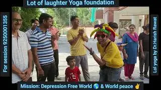 Daanutsav Day 3: Laughter Yoga Session with Dr. Harish Rawat @DMRC Ashok Nagar