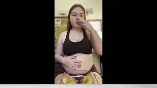 Chubby Girl Belly Stuffing
