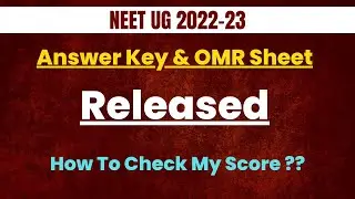 Neet 2022 provisional answer key released by NTA | how to check ?