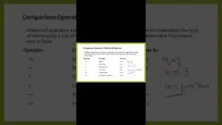 comparison operator explain with example in pycharm| 