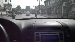 Drive through Qufu China