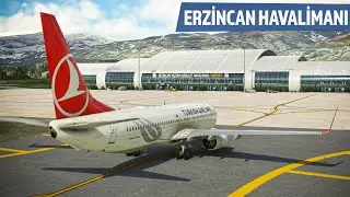 Erzincan Yıldırım Akbulut Havalimanı'na Uçtuk! Microsoft Flight Simulator