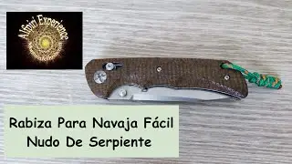 Rabiza Para Navaja Fácil (Nudo De Serpiente) Lanyard DIY