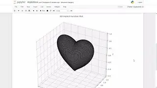 Plotting 3D Implicit Curve using Python Jupyter and MATLAB Code