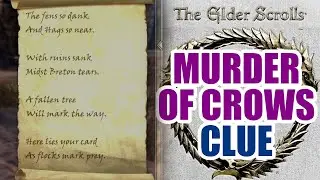 ESO Murder of Crows Clue Card Location and Guide