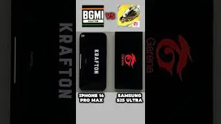 Samsung S25 Ultra (Free Fire) vs iPhone 16 Pro Max (BGMI) – Who Wins? 😱