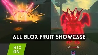 Blox Fruit - All Fruits Showcase but RTX ON !