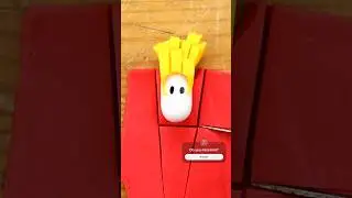 Fries guys! #fallguys #polymerclay #shorts