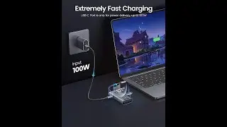 10Gbps USB C Hub,ORICO 5-in-1 USB-C Laptop Docking Station