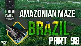 Fishing Planet ➤ Прохождение #98 Амазонский лабиринт Каймановый Свимбейт. Бойцовая Акула