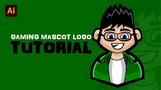 Adobe Illustrator CC 2021 Tutorial: Design Game Boy Mascot Logo | Create Vector Mascot Logo | HD